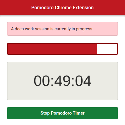 Pomodoro Timer Chrome